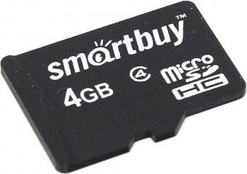 Карта памяти SmartBuy <SB4GBSDCL4-00> microSDHC 4Gb Class4