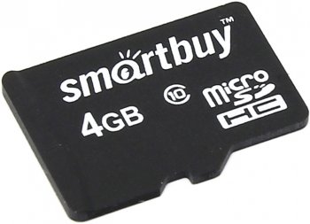 Карта памяти SmartBuy <SB4GBSDCL10-00> microSDHC 4Gb Class10