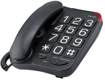 Стационарный телефон Texet ТХ-201 черный
