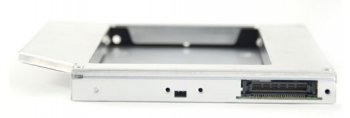 Адаптер HDD/SSD (optibay) Сменный бокс для HDD AgeStar ISMR2S SATA IDE алюминий серебристый 2.5"