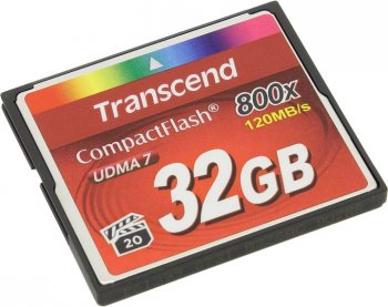 Карта памяти Transcend <TS32GCF800> CompactFlash Card 32Gb 800x