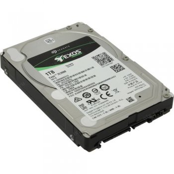Жесткий диск 1 Тб SATA 6Гб/s Seagate Exos 7E2000 <ST1000NX0313> 2.5" 7200rpm 128Mb