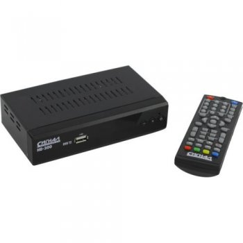 Приставка для цифрового ТВ Сигнал HD-300 (Full HD A/V Player, HDMI, RCA, USB2.0, DVB-T/DVB-T2, ПДУ)