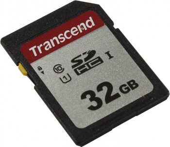 Карта памяти Transcend <TS32GSDC300S> SDHC Memory Card 32Gb UHS-I U1