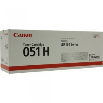 Картридж Canon 051 H для LBP162dw. Чёрный. 4100 страниц.