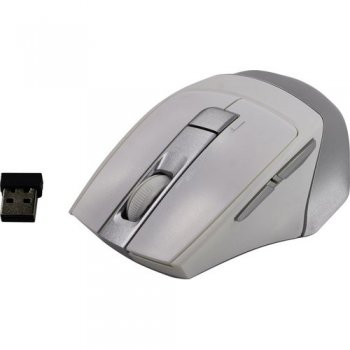 Мышь беспроводная A4Tech FSTYLER Wireless Optical Mouse <FG35 Silver> (RTL) USB 6btn+Roll