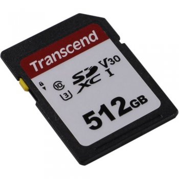 Карта памяти Transcend <TS512GSDC300S> SDXC Memory Card 512Gb UHS-I U3 V30