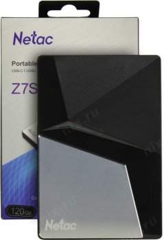 Внешний твердотельный накопитель (SSD) Netac Z7S 120Gb NT01Z7S-120G-32BK