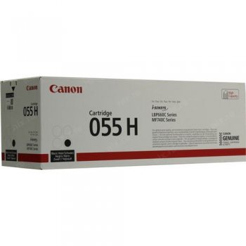 Картридж Canon 055H Black для LBP-660C/MF740C серии