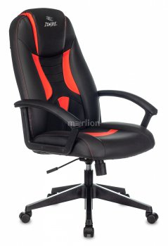 Кресло для геймера Zombie 8 черный/красный эко.кожа крестовина пластик