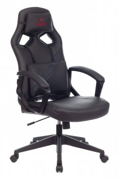 Кресло для геймера Zombie DRIVER черный эко.кожа с подголов. крестовина пластик