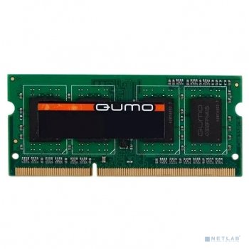 Оперативная память для ноутбуков QUMO DDR3 SODIMM 4GB QUM3S-4G1333C9 PC3-10600, 1333MHz