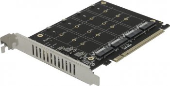Адаптер PCI-E/M.2 (NGFF) Espada <PCIe4NVME> 4xM2 -> PCI-Ex16 <45306>