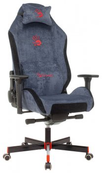 Кресло для геймера A4Tech Bloody GC-470 синий крестовина металл