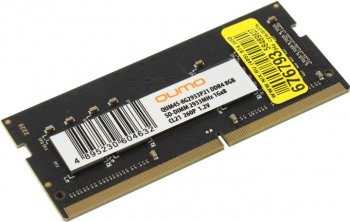 Оперативная память для ноутбуков QUMO <QUM4S-8G2933P21> DDR4 SODIMM 8Gb <PC4-23400> CL21 (for NoteBook)