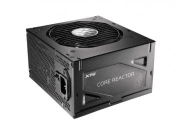 Блок питания игровой чёрный XPG COREREACTOR750G-BLACKCOLOR (модульный 750 Вт, PCIe-6шт, ATX v2.31, Active PFC, 120mm Fan, 80 Plus Gold)