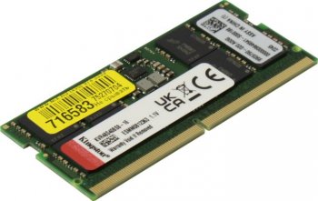 Оперативная память для ноутбуков Kingston <KVR48S40BS8-16> DDR5 SODIMM 16Gb <PC5-38400> CL40 (for NoteBook)
