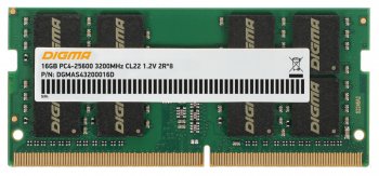 Оперативная память для ноутбуков Digma <DGMAS43200016D> DDR4 SODIMM 16Gb <PC4-25600> CL22