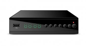 Приставка для цифрового ТВ DVB-T2 Сигнал HD-350 черный