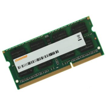 Оперативная память для ноутбуков Digma 8Gb DDR4 2666MHz DGMAS42666008D RTL PC4-21300 CL19 SO-DIMM 260-pin 1.2В dual rank Ret