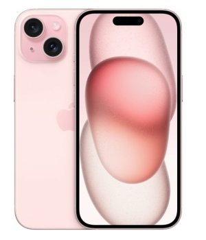 Смартфон Apple A3092 iPhone 15 128Gb розовый моноблок 3G 4G 2Sim 6.1" 1179x2556 iOS 17 48Mpix 802.11 a/b/g/n/ac/ax NFC GPS Protect