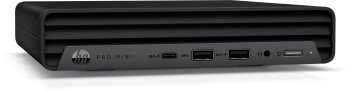 Компьютер HP ProDesk 400 G9 Mini i5 12500T (2) 8Gb SSD512Gb UHDG 770 Windows 11 Professional 64 GbitEth WiFi BT 90W kb мышь клавиатура черный (6B201EA
