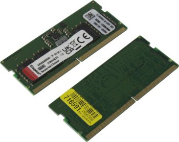 Оперативная память для ноутбуков Kingston <KVR48S40BS6K2-16> DDR5 SODIMM 16Gb KIT 2*8Gb <PC5-38400> CL40 (for NoteBook)