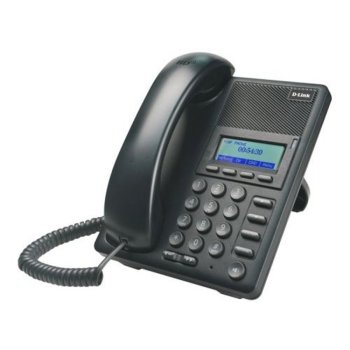 Телефон IP D-Link DPH-120S/F1C, VoIP Phone Support Call Control Protocol SIP, Russian menu, P2P connections 2- 10/100BASE-TX Fast Ethernet Acoustic e