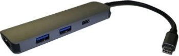 Концентратор USB Premier 2порт. серый (PX/HUB-014)