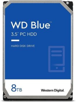 Жесткий диск WD SATA-III 8Тб WD80EAAZ Desktop Blue (5640rpm) 128Mb 3.5"